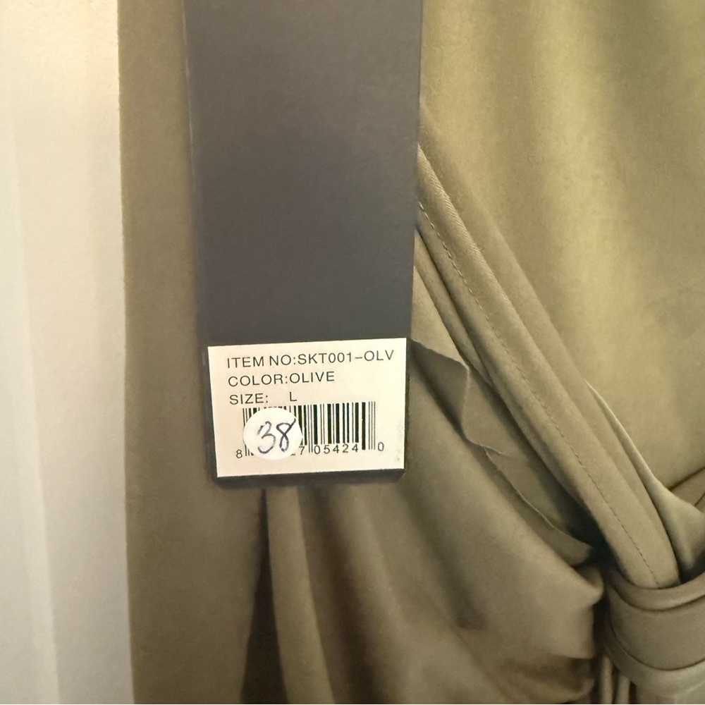 Yelete Khaki Midi Skirt for Women - Picture 5 of 7
